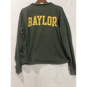 Baylor Bears Sweater Men's XL Green Sweatshirt Pullover 1/4 Zip Pullover